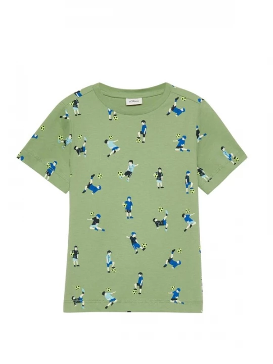 Foto van product s.Oliver Shirt 's.Oliver - Jongens t-shirt' groen