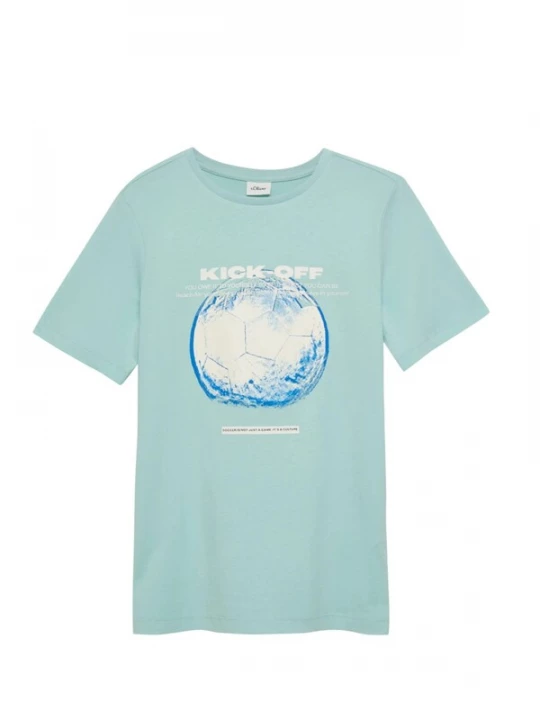Foto van product s.Oliver Shirt 's.Oliver - Jongens t-shirt' turquoise