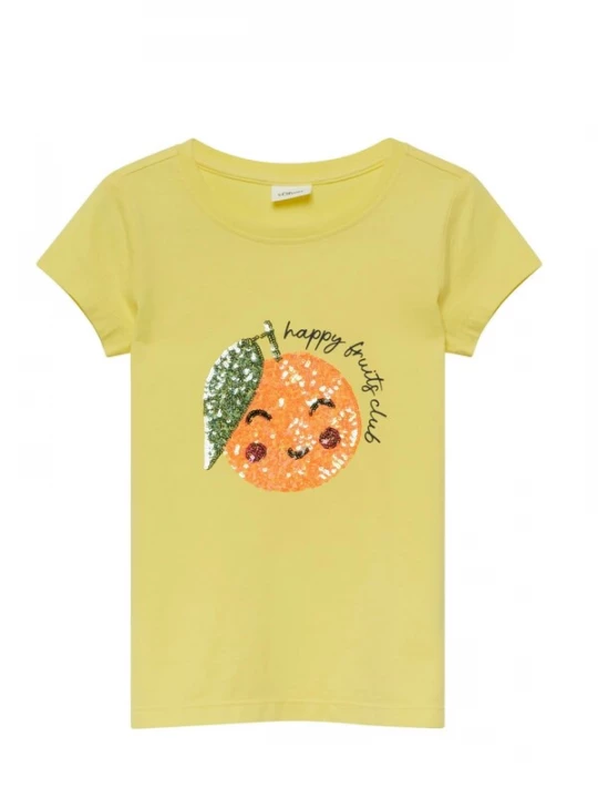 Foto van product s.Oliver Shirt 's.Oliver - Meisjes t-shirt' geel