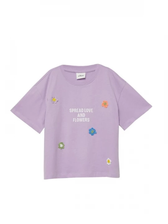 Foto van product s.Oliver Shirt 's.Oliver - Meisjes t-shirt' pink
