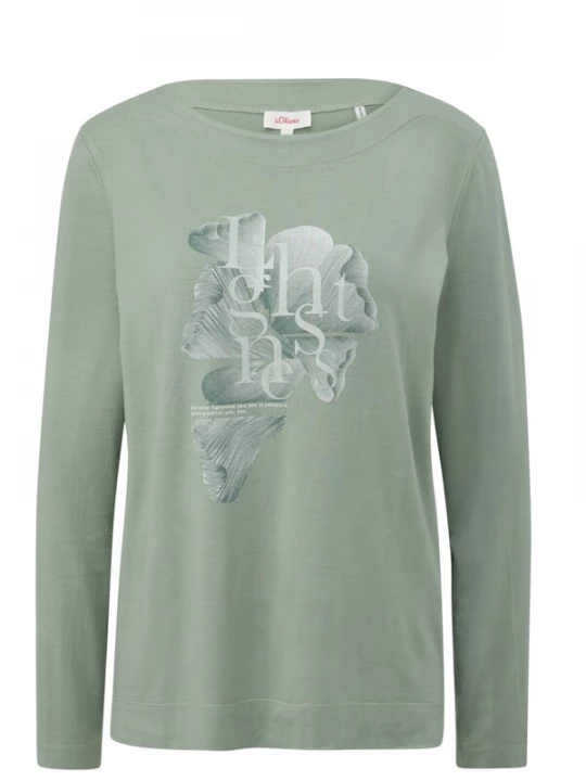 Foto van product s.Oliver Shirt 's.Oliver - T-shirt' groen