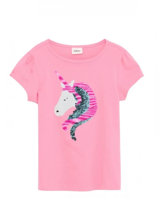Foto van product s.Oliver Shirt 's.Oliver - T-shirt' pink