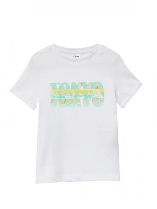 Foto van product s.Oliver Shirt 's.Oliver - T-shirt' wit