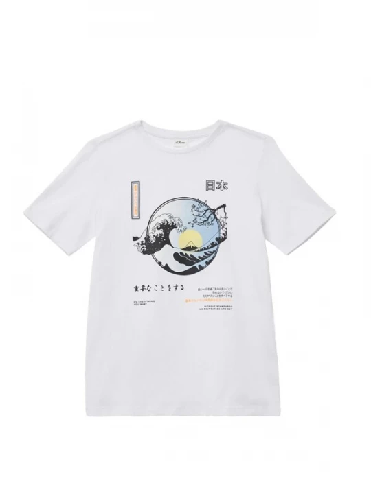 Foto van product s.Oliver Shirt 's.Oliver - T-shirt' wit