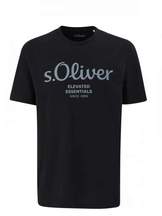 Foto van product s.Oliver Shirt 's.Oliver - T-shirt' zwart