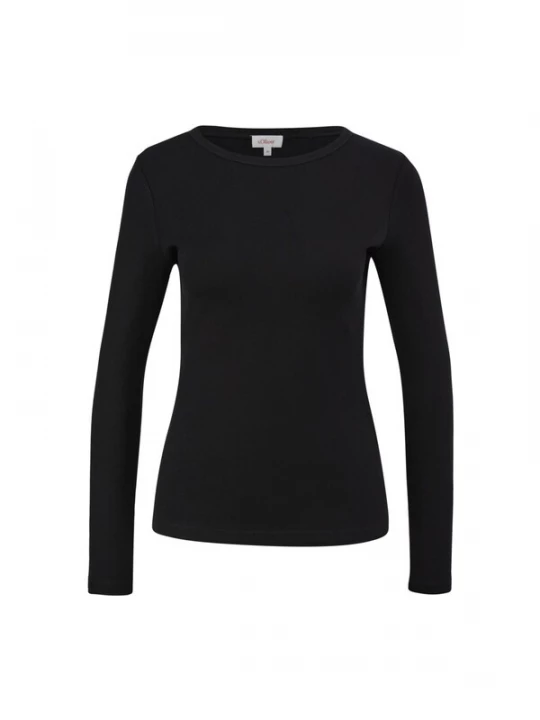 Foto van product s.Oliver Shirt 's.Oliver - T-shirt' zwart