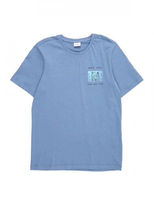 Foto van product s.Oliver Shirt saffier / aqua / zwart