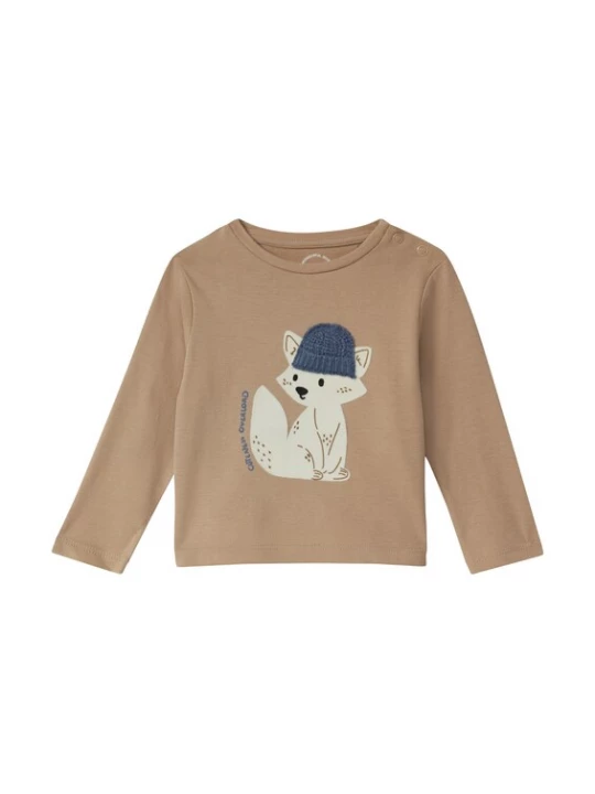 Foto van product s.Oliver Shirt saffier / brokaat / zwart / wit