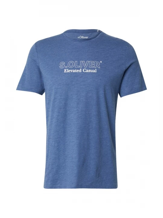 Foto van product s.Oliver Shirt saffier / natuurwit