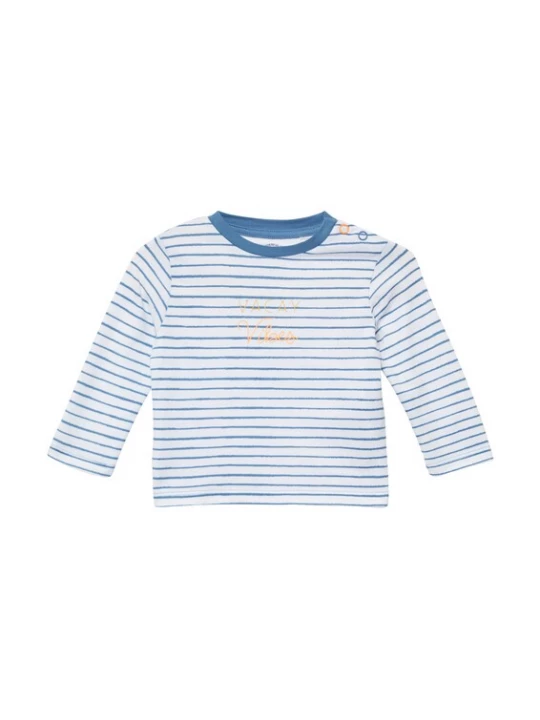 Foto van product s.Oliver Shirt saffier / oranje / wit
