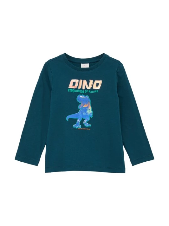 Foto van product s.Oliver Shirt sand / azuur / petrol / oranje