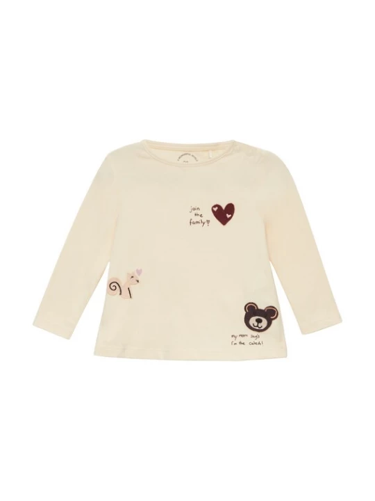 Foto van product s.Oliver Shirt sand / donkerbruin / lavendel / zwart