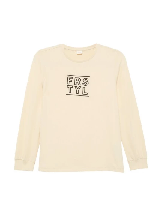 Foto van product s.Oliver Shirt sand / zwart