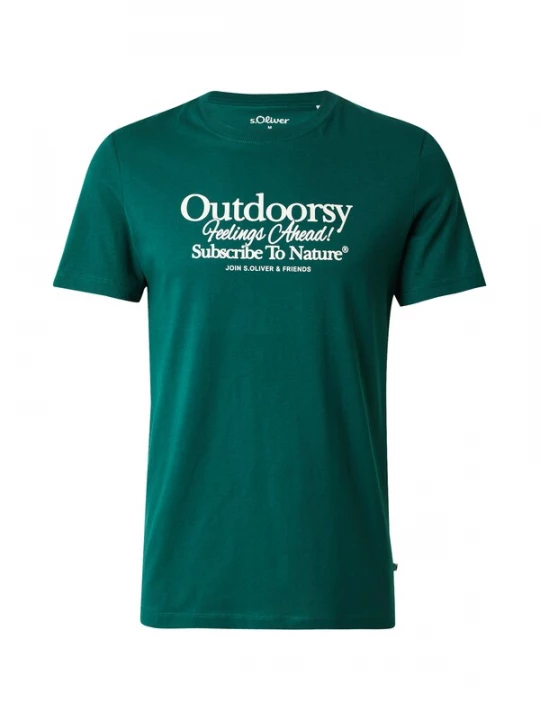 Foto van product s.Oliver Shirt smaragd / wit
