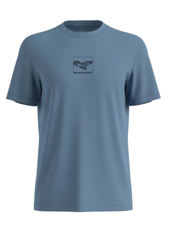 Foto van product s.Oliver Shirt smoky blue / zwart