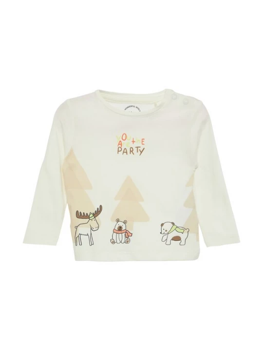 Foto van product s.Oliver Shirt taupe / ecru / bruin / oranje