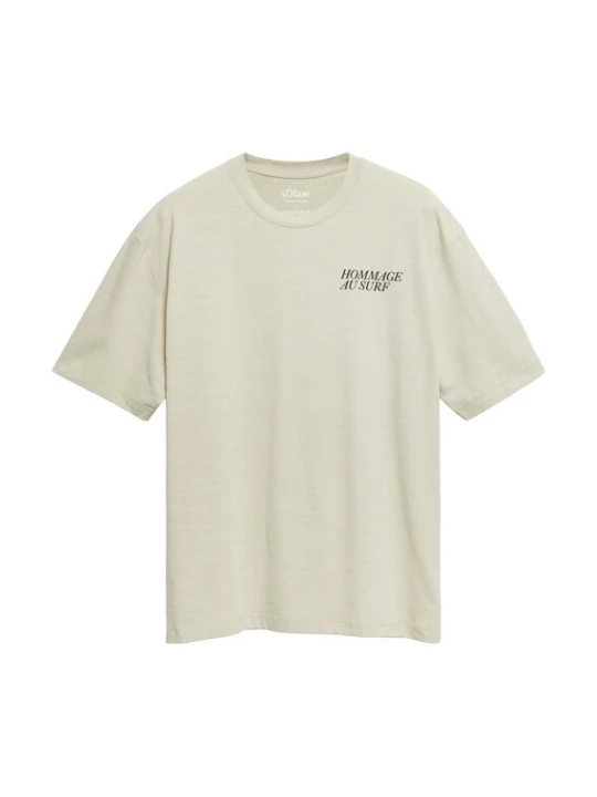 Foto van product s.Oliver Shirt taupe / zwart