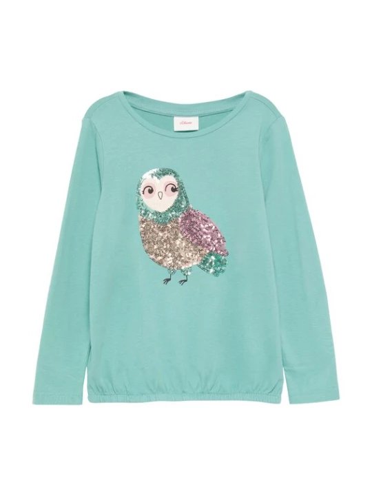 Foto van product s.Oliver Shirt turquoise / geel / pink / wit