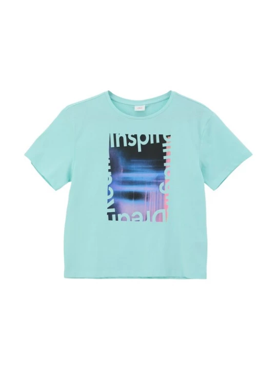 Foto van product s.Oliver Shirt turquoise / gemengde kleuren