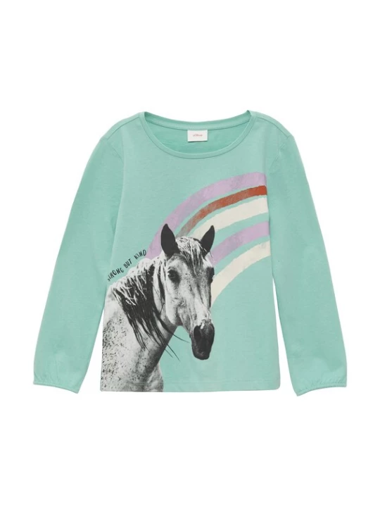 Foto van product s.Oliver Shirt turquoise / gemengde kleuren