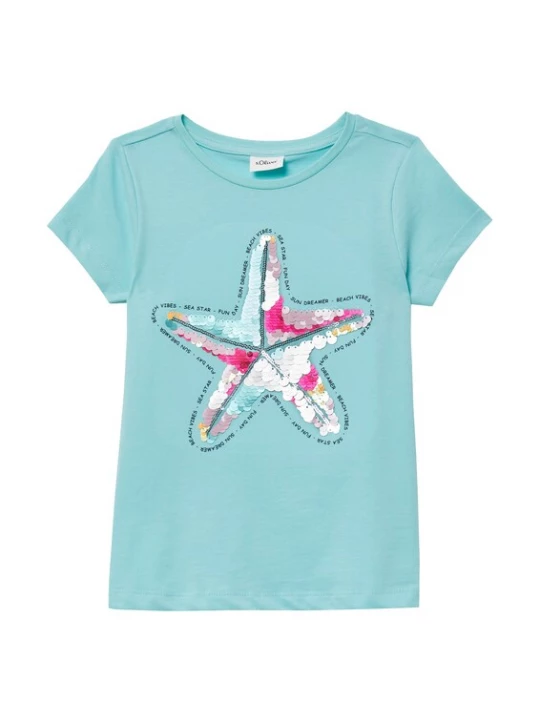 Foto van product s.Oliver Shirt turquoise / gemengde kleuren