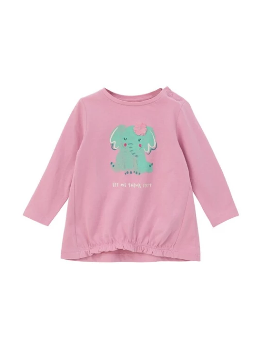 Foto van product s.Oliver Shirt turquoise / petrol / rosa / wit