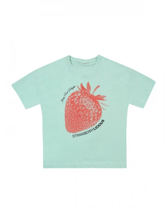 Foto van product s.Oliver Shirt turquoise / rood / zwart