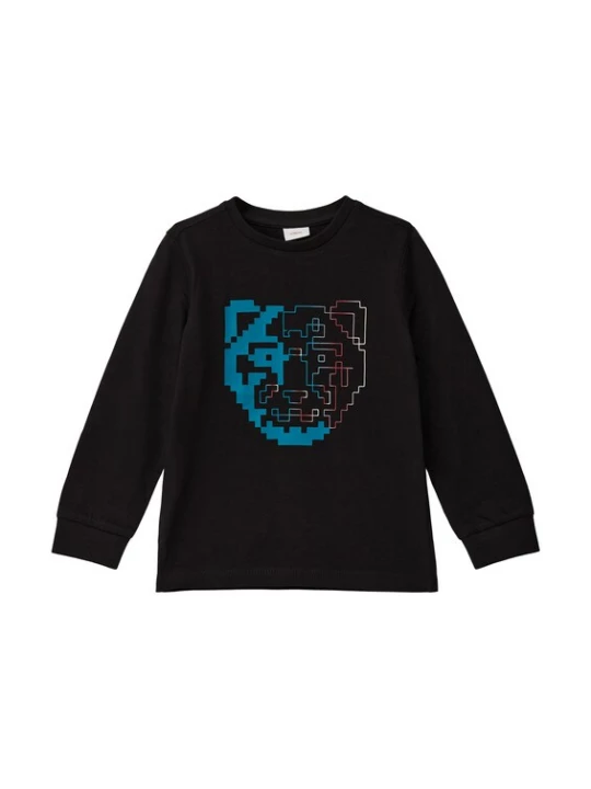 Foto van product s.Oliver Shirt turquoise / rood / zwart / wit