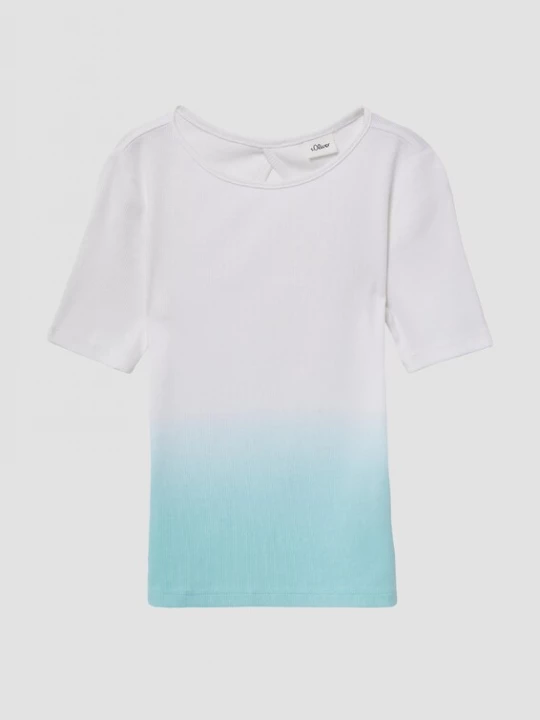 Foto van product s.Oliver Shirt turquoise / wit