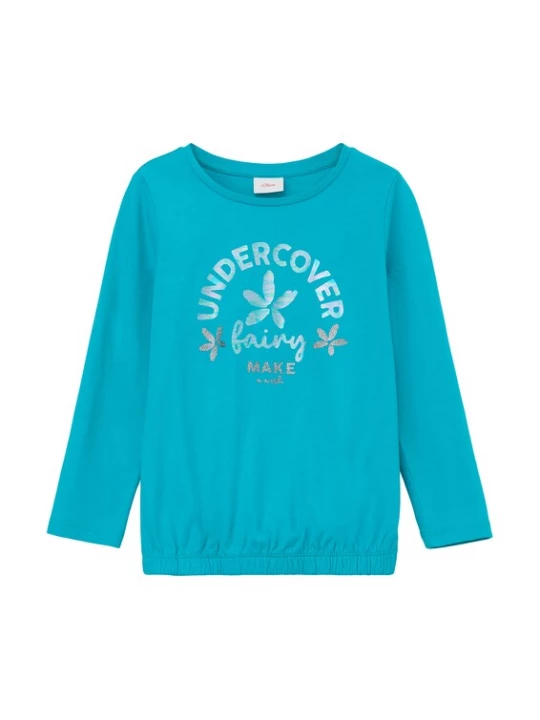 Foto van product s.Oliver Shirt turquoise / zilver