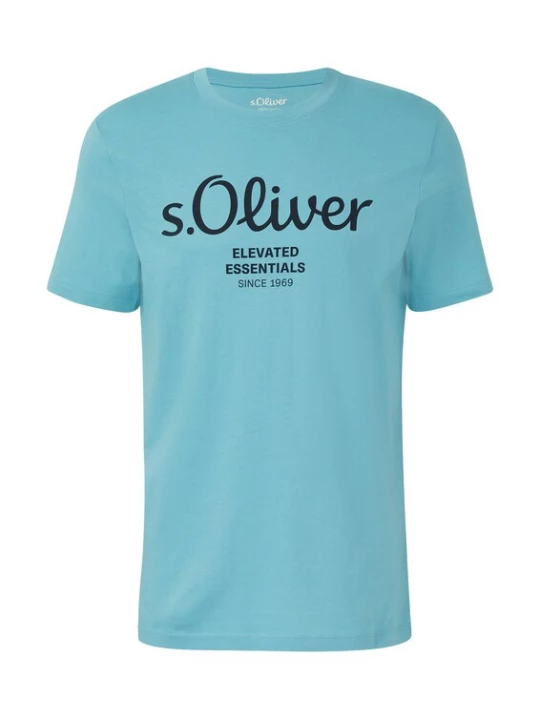 Foto van product s.Oliver Shirt turquoise / zwart