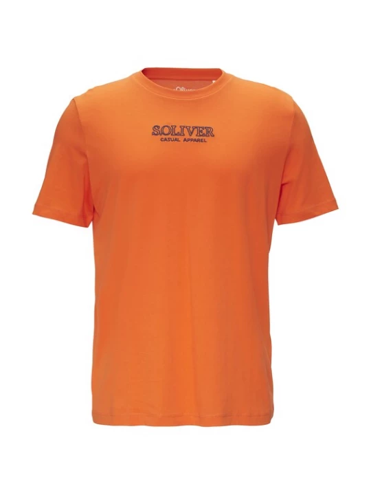 Foto van product s.Oliver Shirt violetblauw / neonoranje