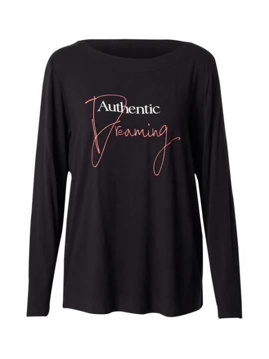 Foto van product s.Oliver Shirt zalm roze / zwart / offwhite