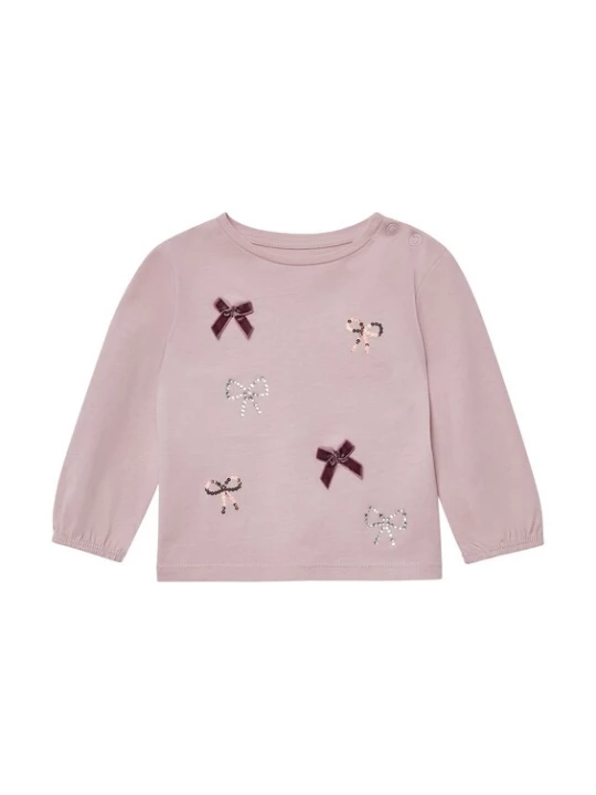 Foto van product s.Oliver Shirt zilvergrijs / pink / bordeaux