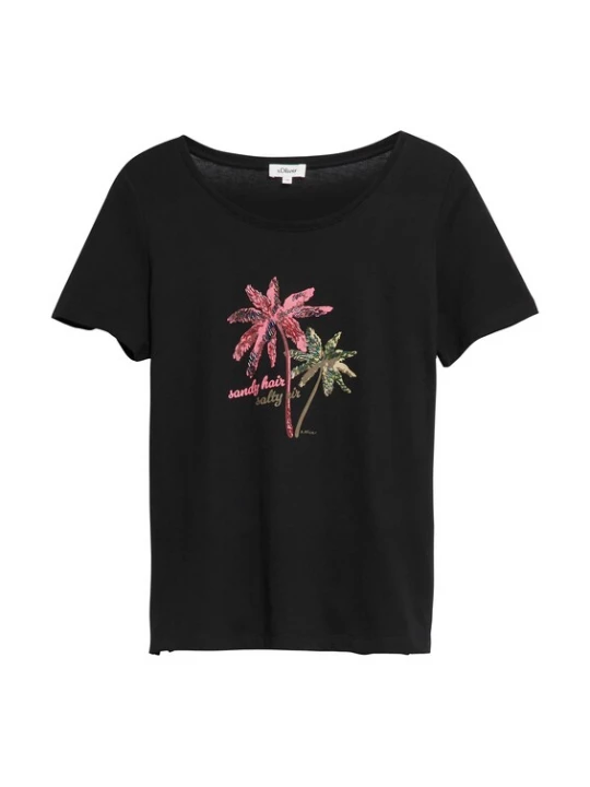 Foto van product s.Oliver Shirt zwart