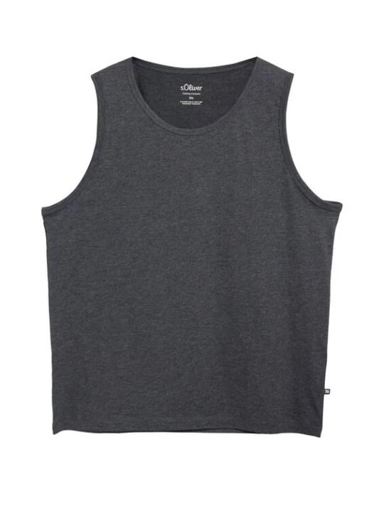 Foto van product s.Oliver Shirt zwart gemêleerd