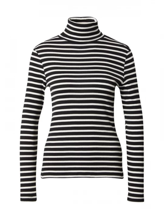 Foto van product s.Oliver Shirt zwart / offwhite