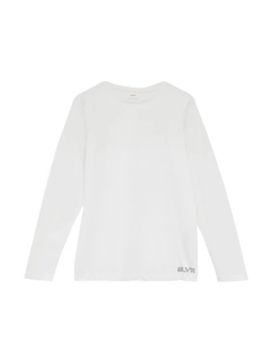 Foto van product s.Oliver Shirt zwart / offwhite