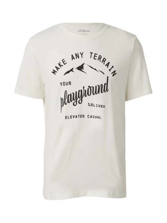 Foto van product s.Oliver Shirt zwart / wit
