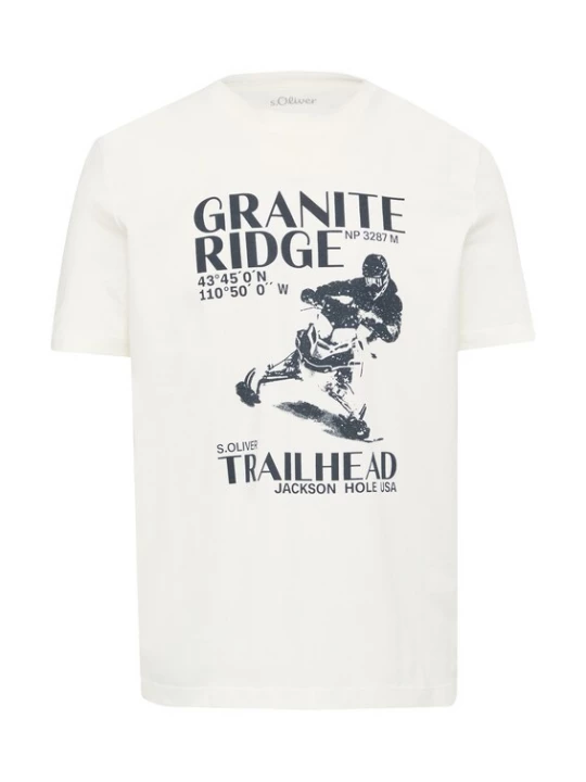 Foto van product s.Oliver Shirt zwart / wit