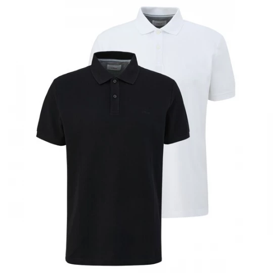 Foto van product s.Oliver Shirt zwart / wit