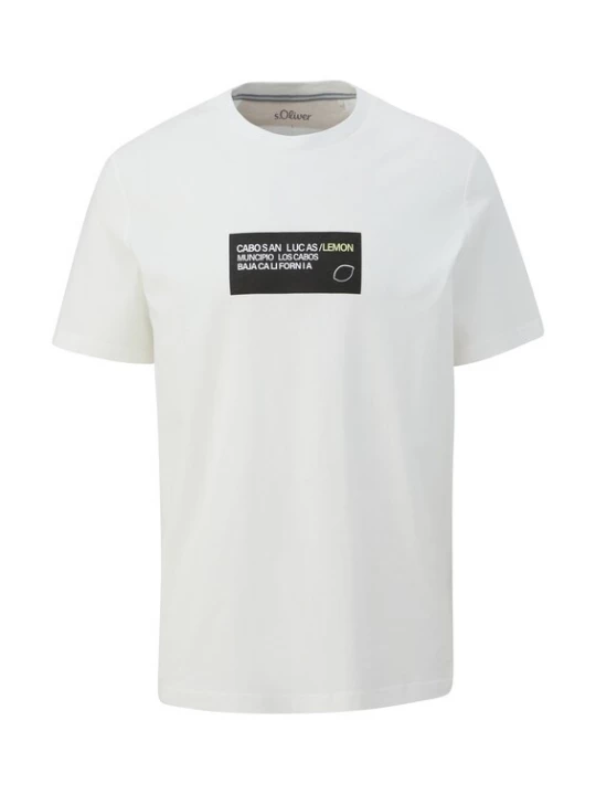 Foto van product s.Oliver Shirt zwart / wit