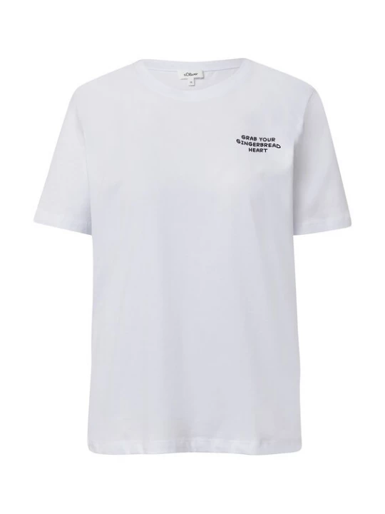 Foto van product s.Oliver Shirt zwart / wit
