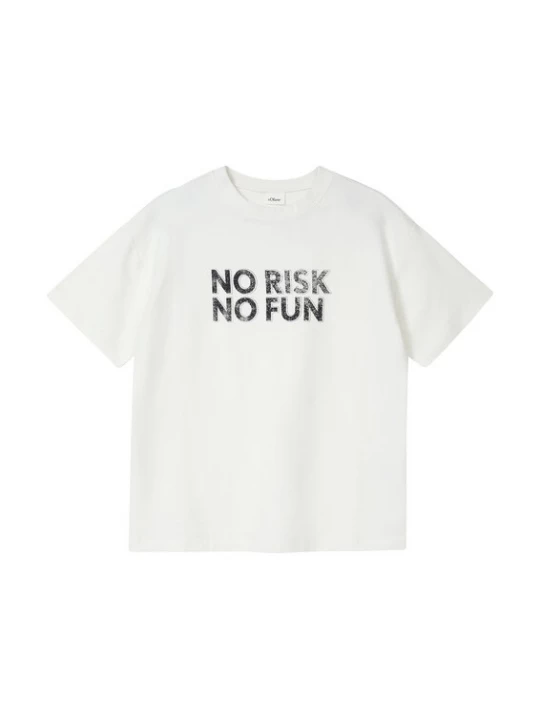 Foto van product s.Oliver Shirt zwart / wit