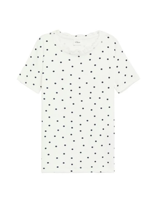 Foto van product s.Oliver Shirt zwart / wit