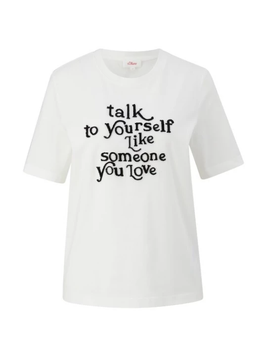 Foto van product s.Oliver Shirt zwart / wit