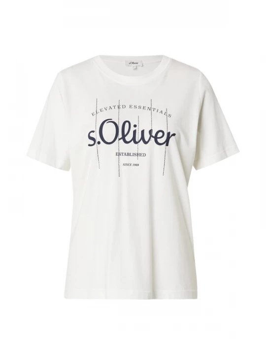 Foto van product s.Oliver Shirt zwart / wit