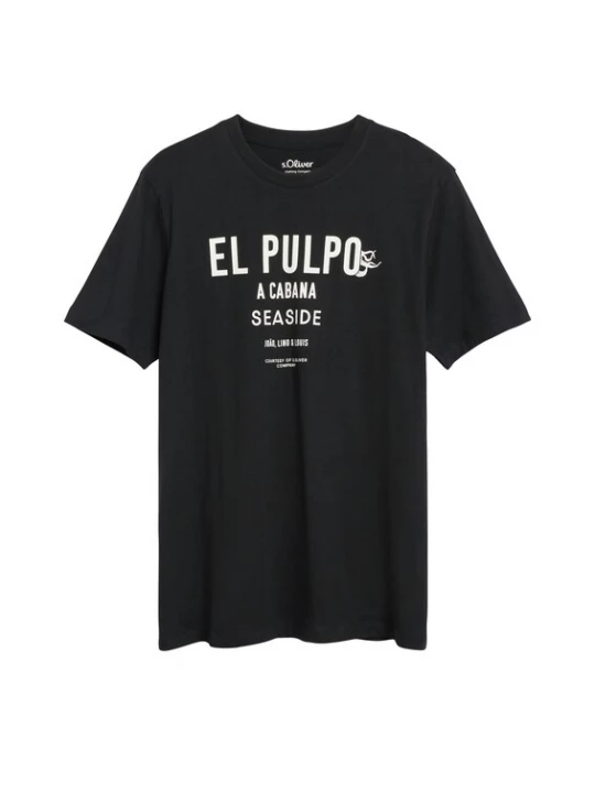 Foto van product s.Oliver Shirt zwart / wit