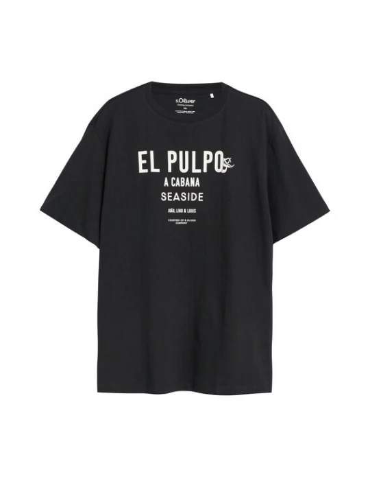 Foto van product s.Oliver Shirt zwart / wit