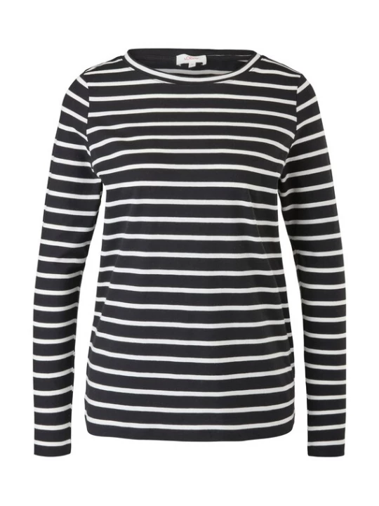 Foto van product s.Oliver Shirt zwart / wit